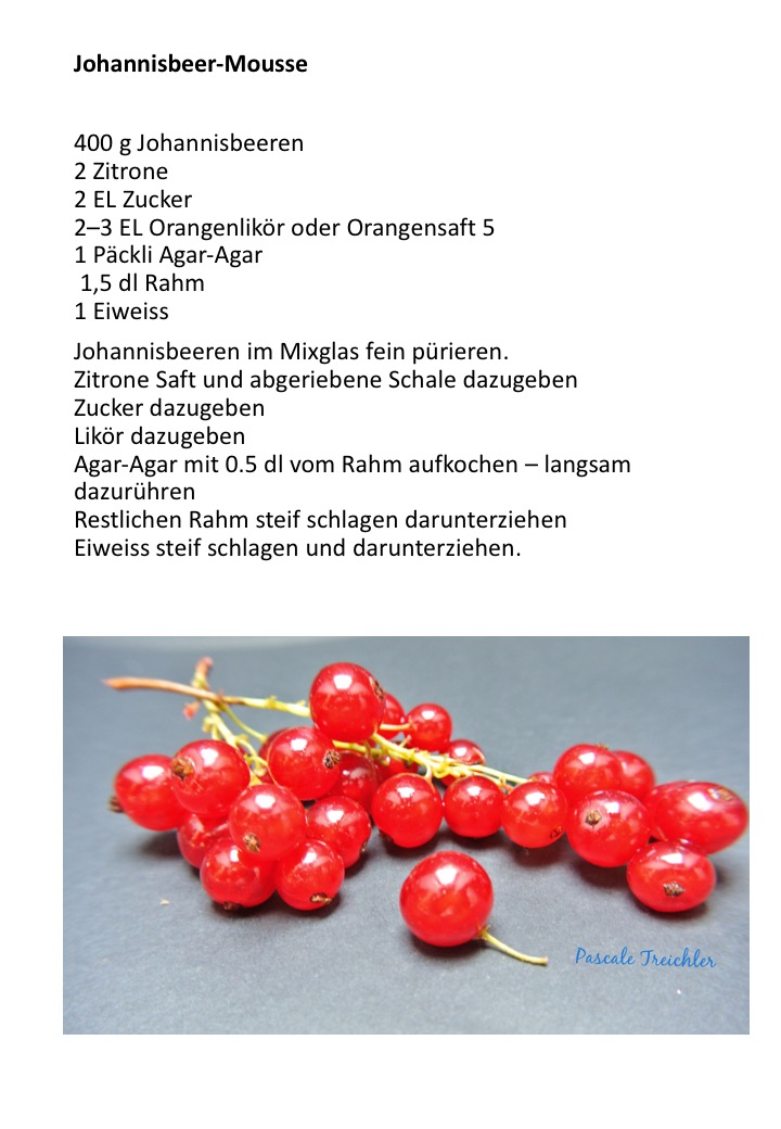Johannisbeer-Mousse