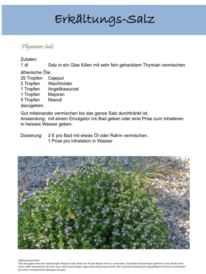 Erkältungs - Salz