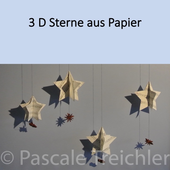 Sterne aus Papier 3D