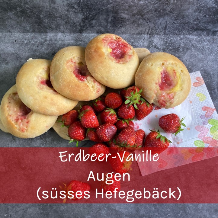 Vanille Erdbeer Augen