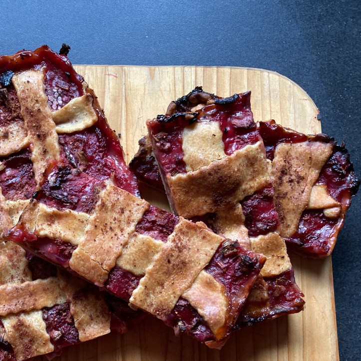 Erdbeer Rhabarber Pie