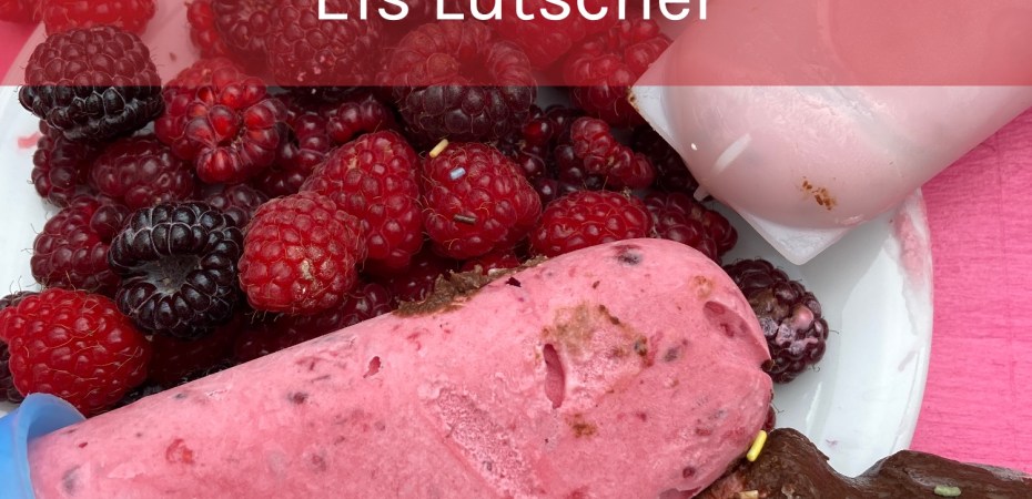 Himbeer Lavendel Joghurt Eislutscher