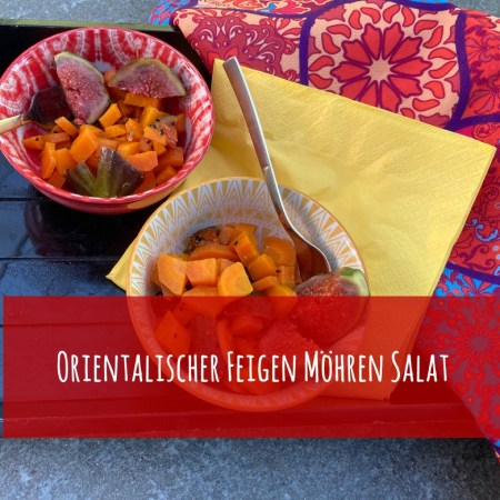 Orientalischer Feigen Möhren Salat